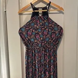 Lucky Brand Floral Halter Maxi Dress Lucky Brand Floral Halter Maxi Dress